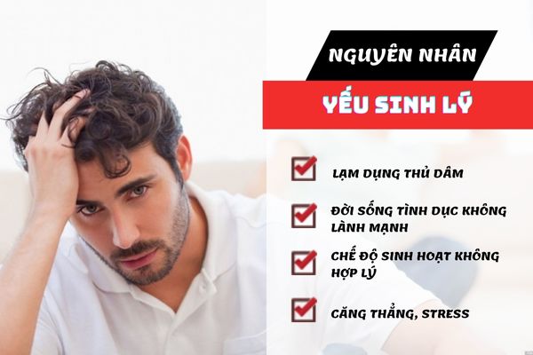 Nguyên nhân yếu sinh lý ở nam giới