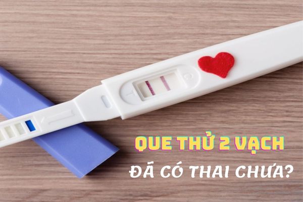 Que thử 2 vạch đã có thai chưa? Cách dùng que thử thai chuẩn xác nhất