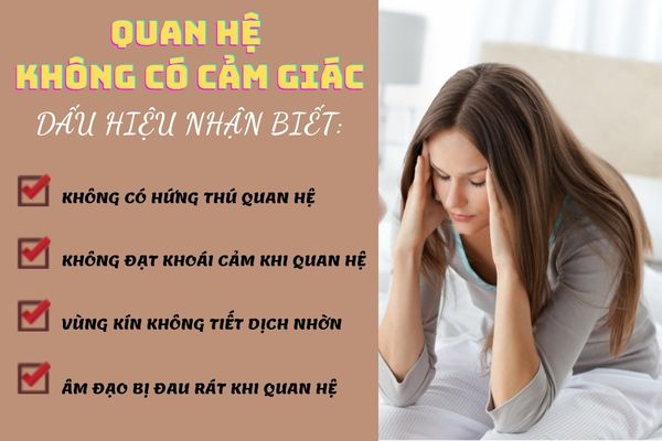 Dấu hiệu nhận biết quan hệ không có cảm giác ở nữ giới